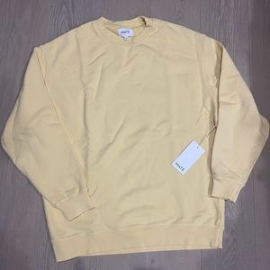 Mate the label oversized sweatshirt in Solar.